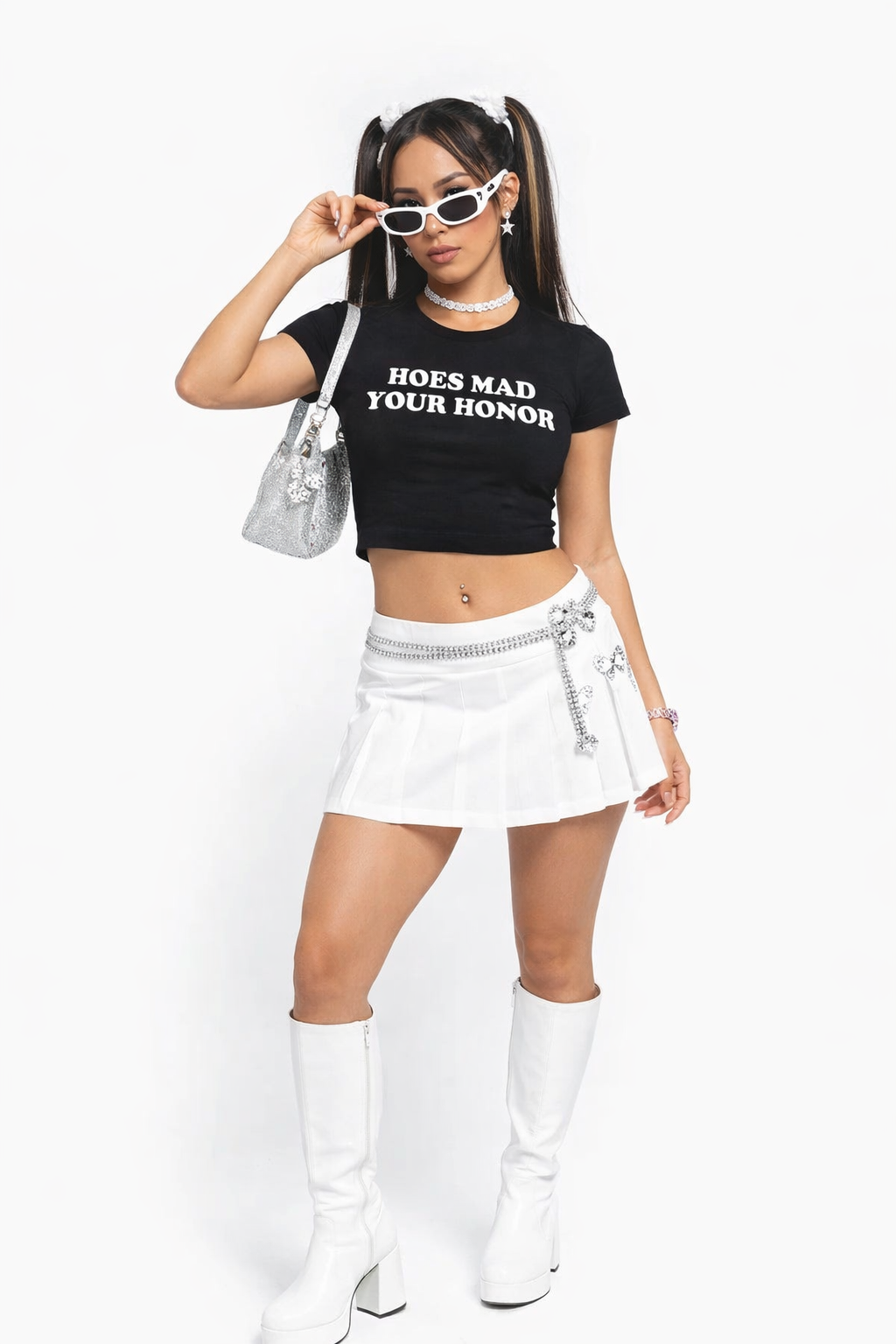 Y2XCLU HOES MAD YOUR HONOR SHIRT